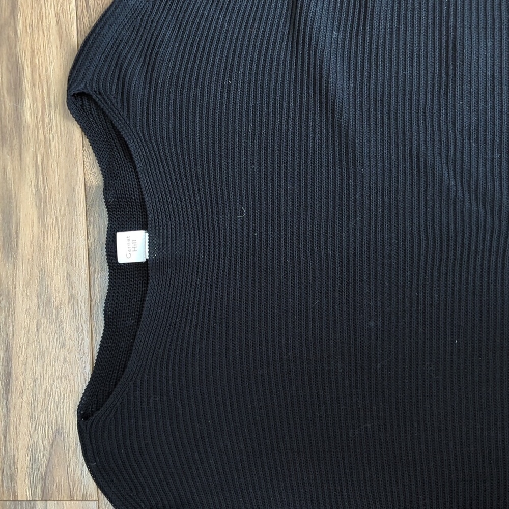 Garnet Hill Boat Neck Ribbed Knit Sweater - Picture 4 of 7